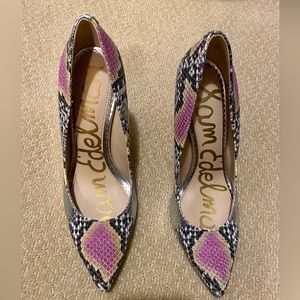 Sam Edelman Snake print pump, size 6.5! GORGEOUS!